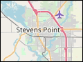 Stevens Point Map Clip